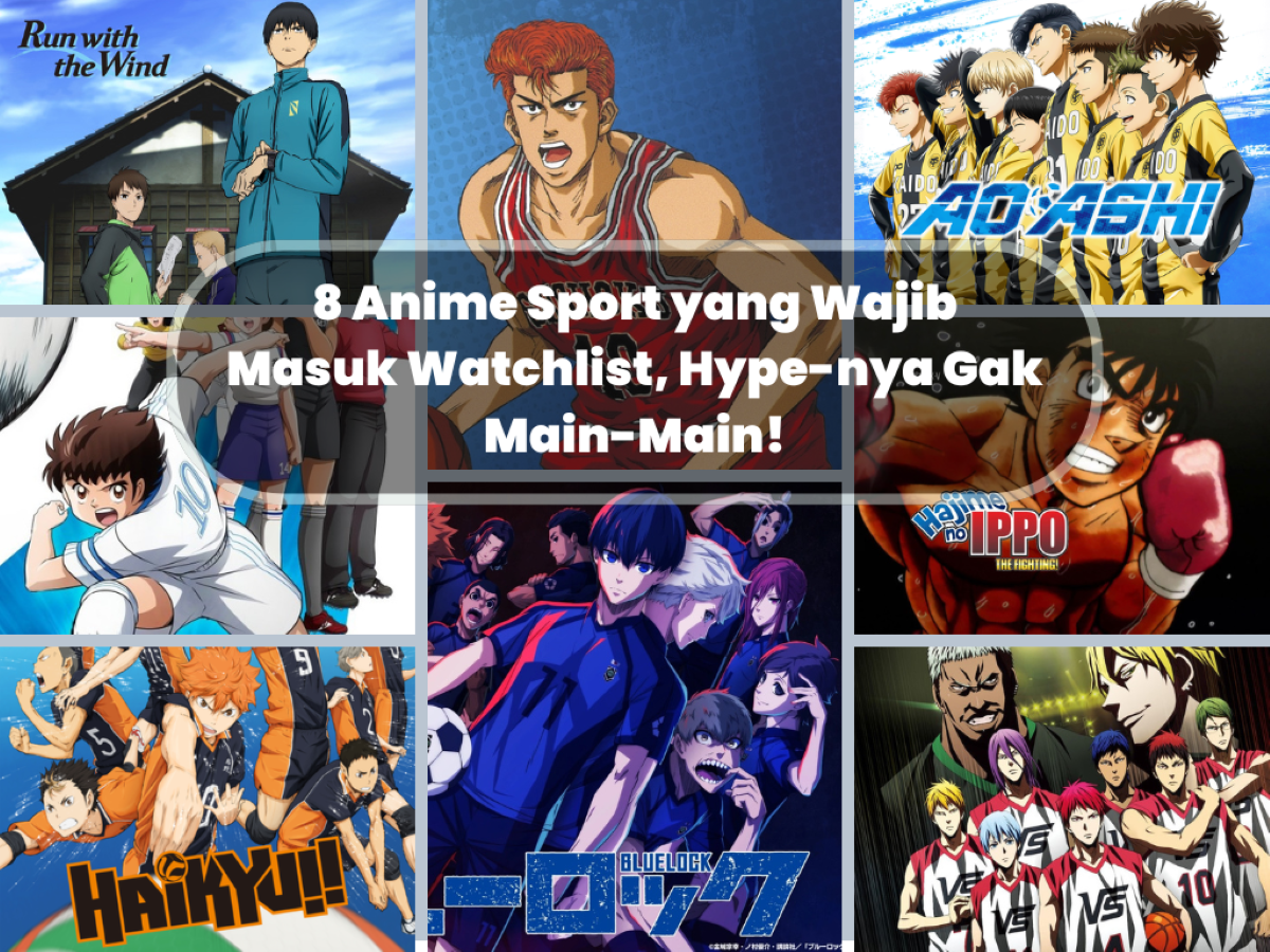 8 Anime Sport. Sumber: Istimewa