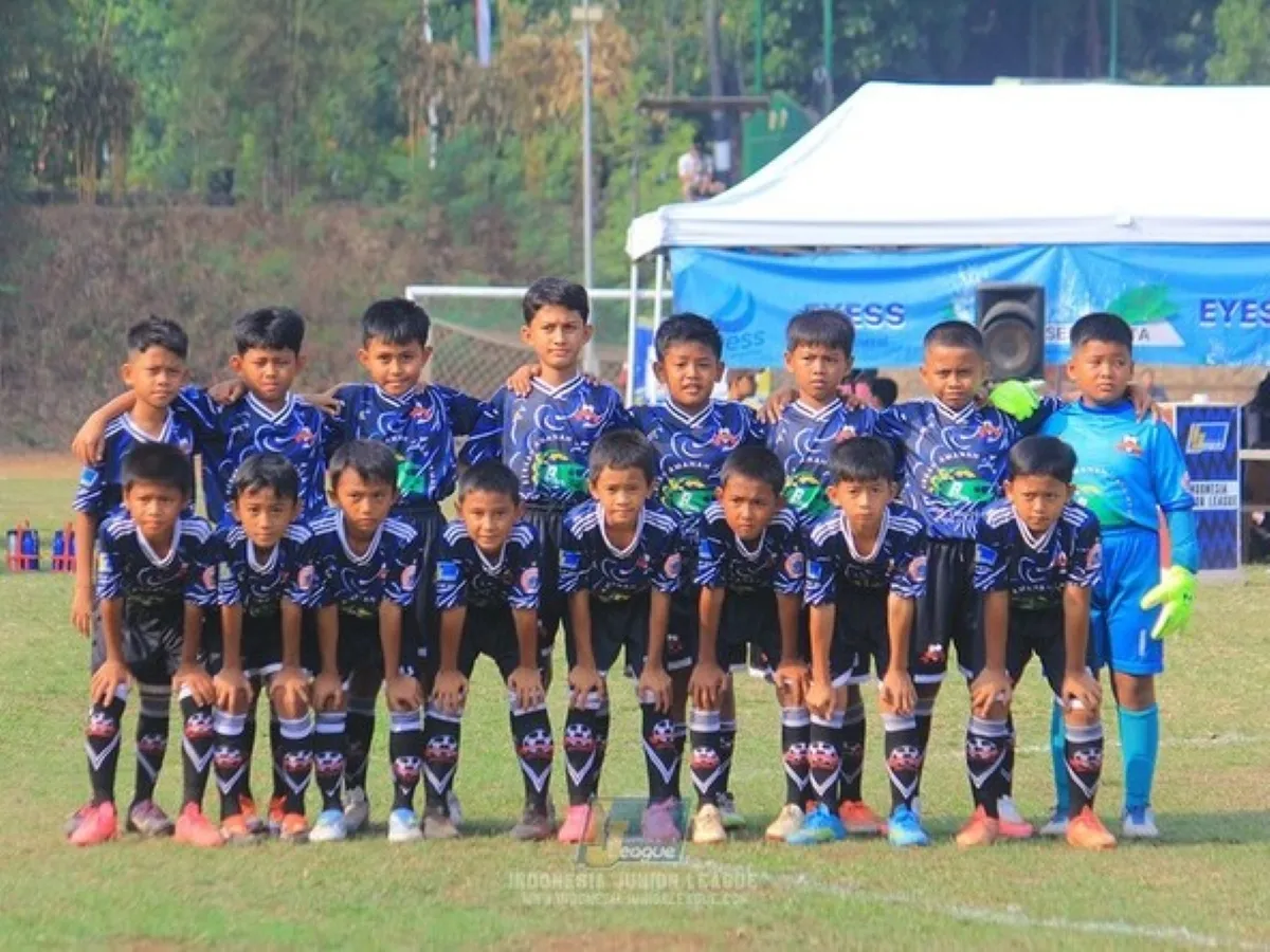 Potret anak anak SSB dari Aza football academy