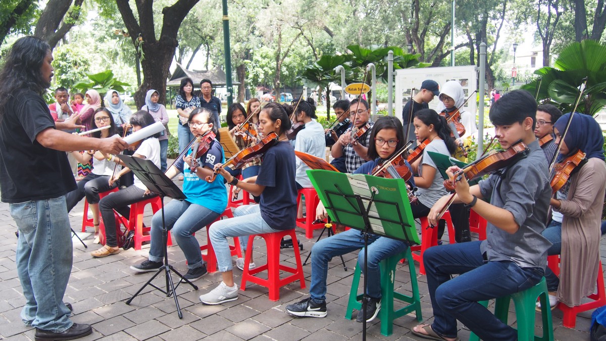 Suasana latihan